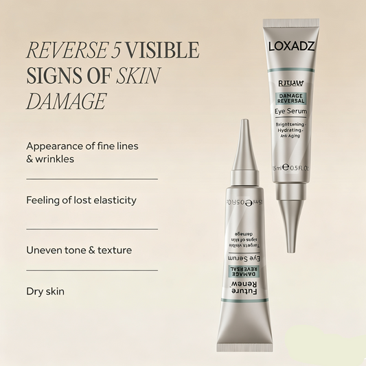 Renew Damage Reversal Eye Serum - Nourishing Under Eye Serum for Sun Damaged Skin Repair