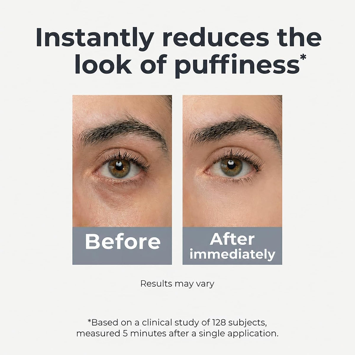 Under Eye Brightener Roller - Caffeine & Retinol Eye Serum for Dark Circles, 0.52 fl oz