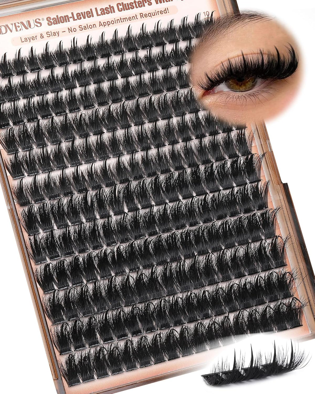 Manga Lash Clusters With Spikes Wispy Cluster Eyelash