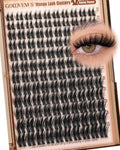 Fluffy Plush Manga Lash Clusters, Natural Wispy Cluster Eyelash Extensions